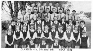 Class 4,5,6 St Pauls 1956